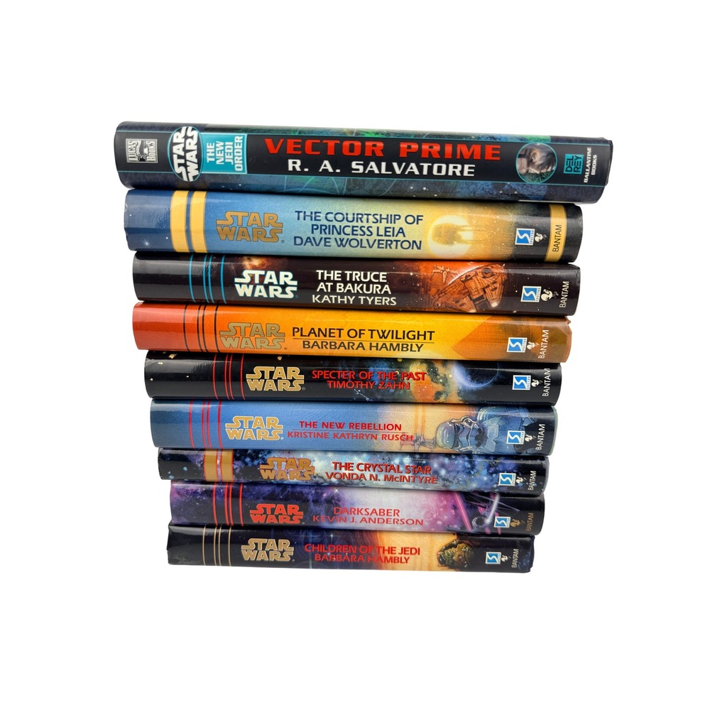 Star Wars Legends Hardcover Book Lot 9 First Edition Books Zahn Salvatore Bantam